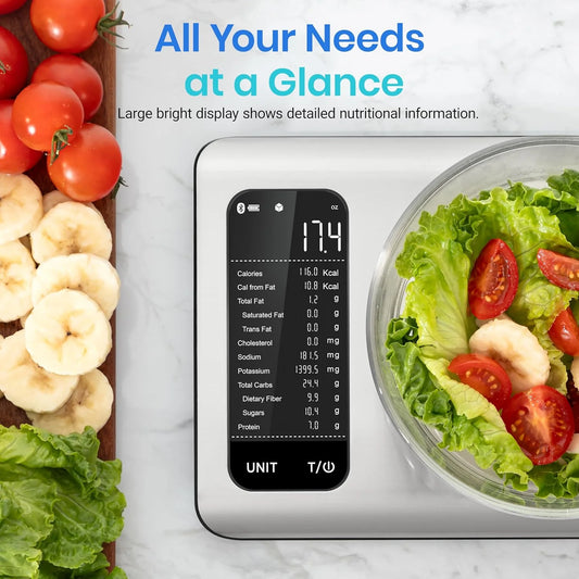 Barcode Scanner Feature on FitKitchPro Smart Nutrition Scale,