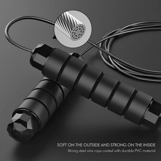 Adjustable FitKitchPro Jump Rope – Ideal for Men, Women, and Kids,